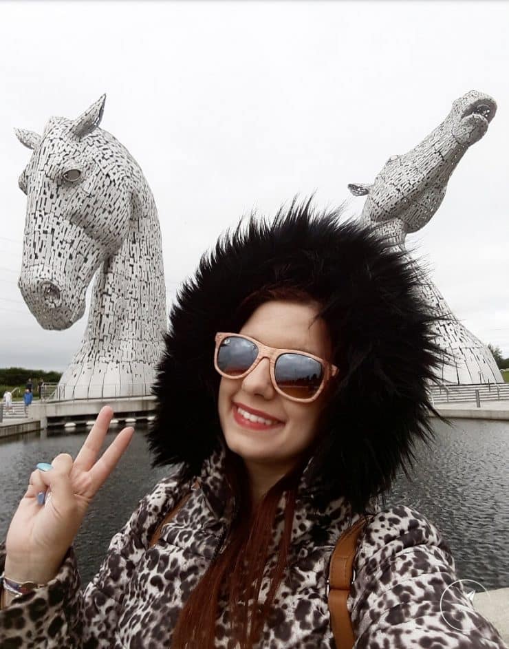 Edinburgh (diary post 3) kelpies & me - photo