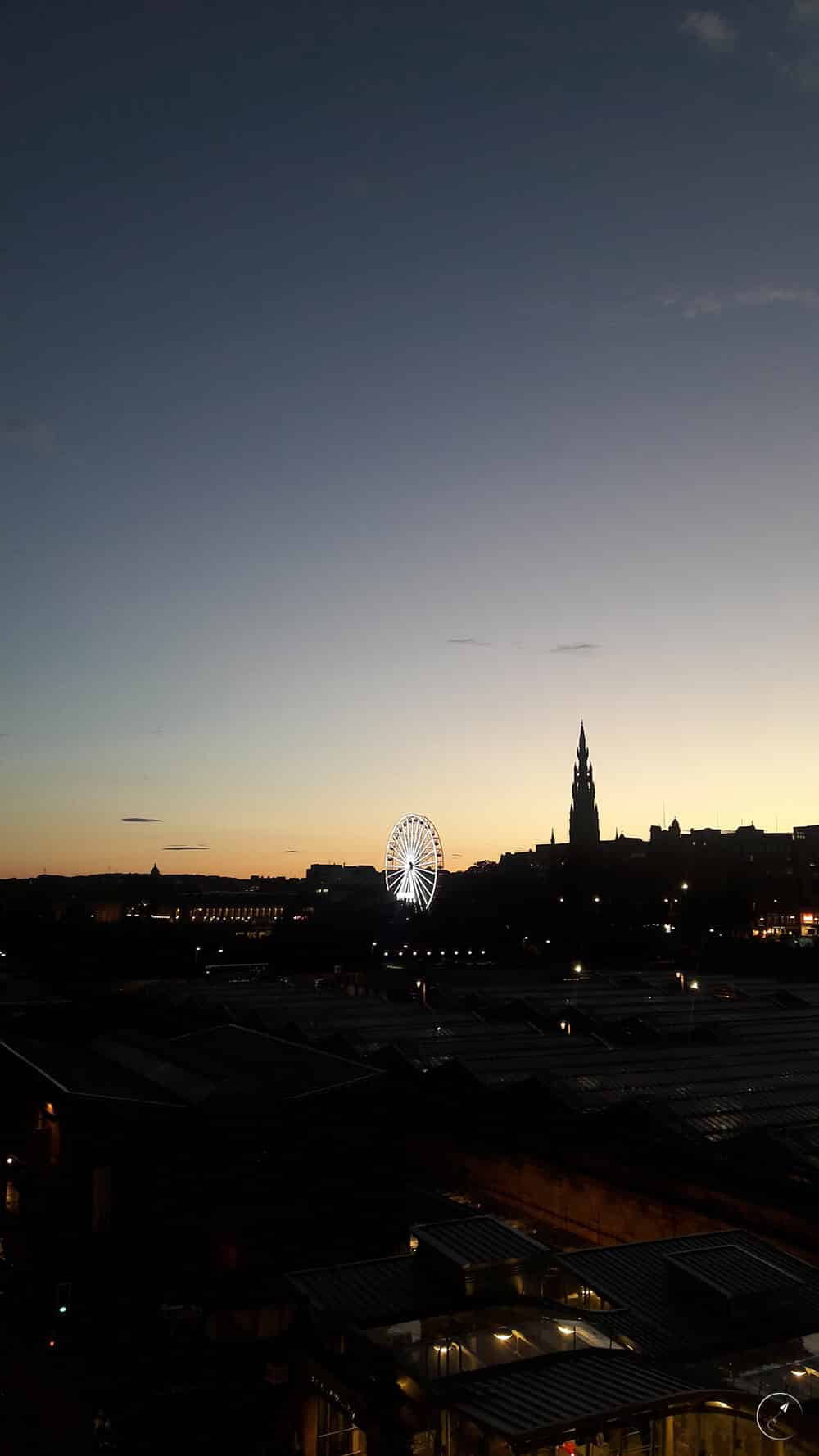 Εδιμβούργο (diary post 1) θέα από τη north bridge - φωτογραφία