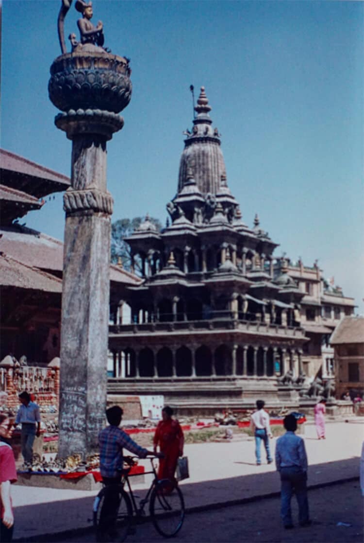 Trekking on Himalaya: krisma mandir temple - photo