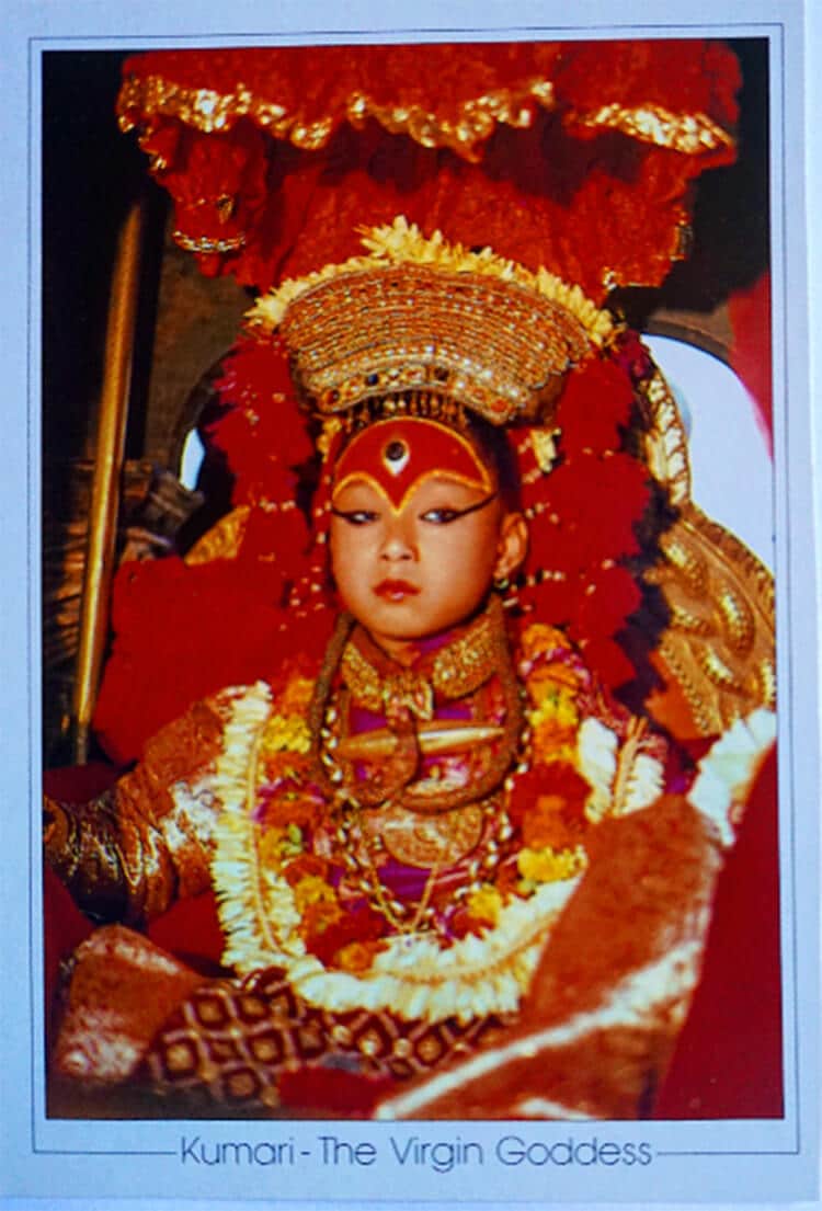 Trekking on Himalaya: kumari, godess - photo
