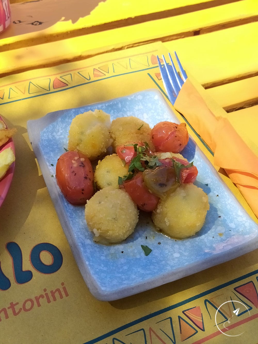 Tranquilo τυροκροκέτες με βασιλικό - φωτογραφία