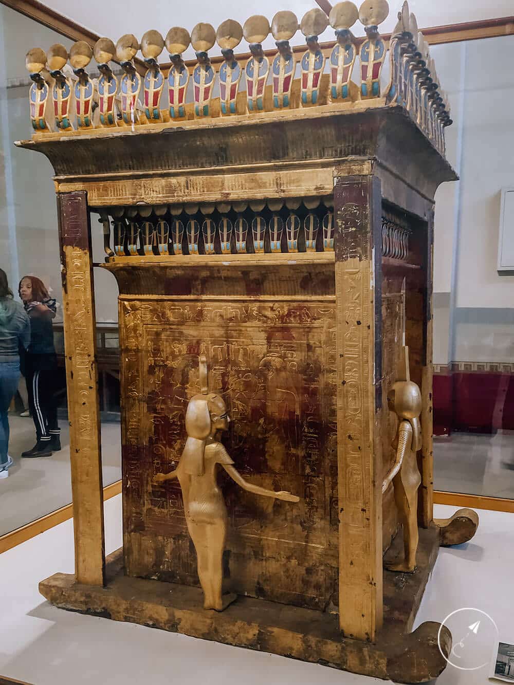 θάλαμος που βρισκόταν η σαρκοφάγος του Τουταγχαμόν - φωτογραφία