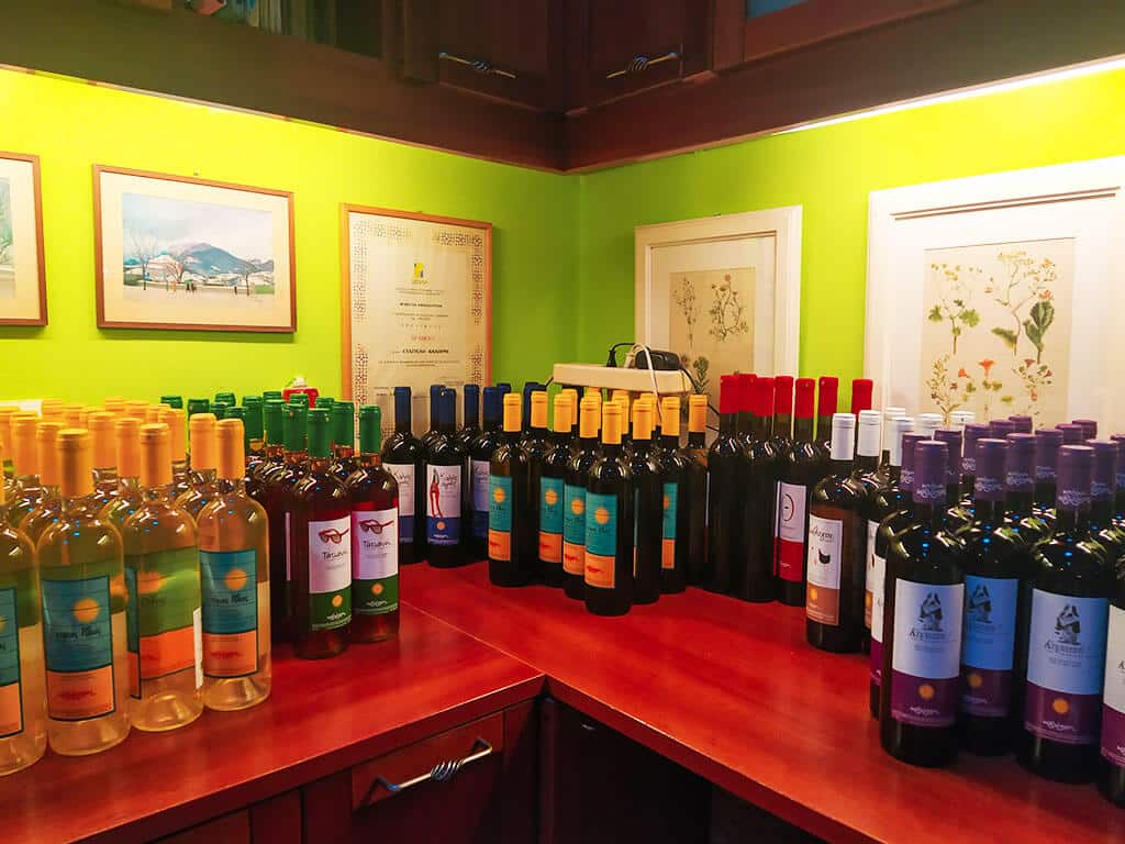 Εσωτερικό οινοποιείου - φωτογραφία