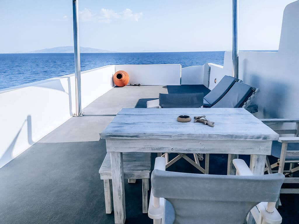 Vrachia studios ιδιωτική βεράντα - φωτογραφία